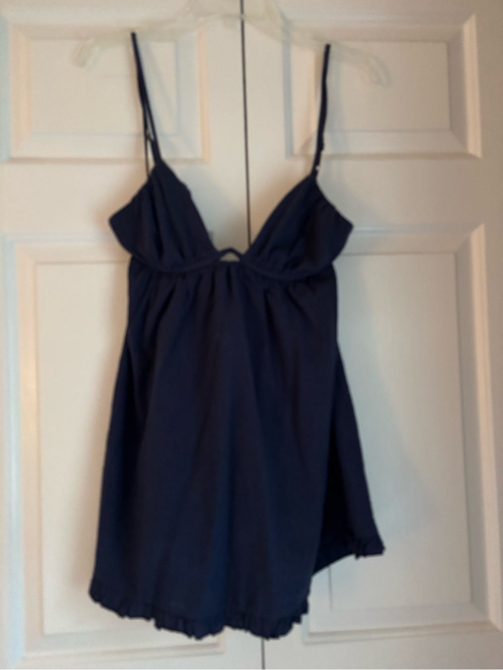 Women’s Navy Blue Spaghetti Strap Dress